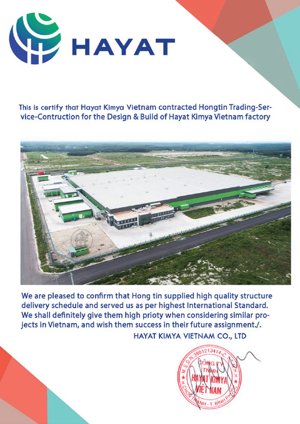 CÔNG TY TNHH HAYAT KIMYA VIỆT NAM