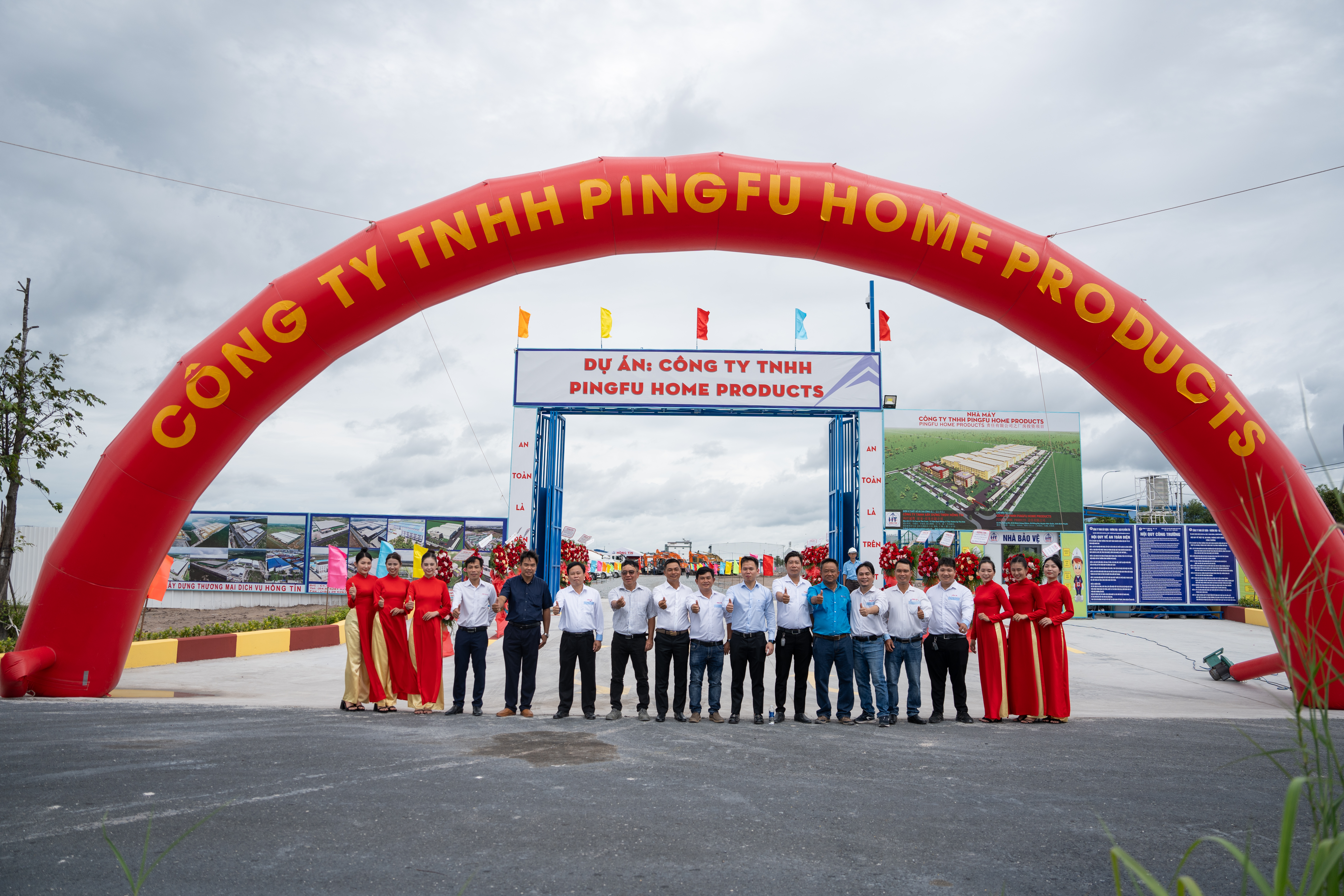 Tiến độ thi công Nhà máy Pingfu Home Products – Giai đoạn II